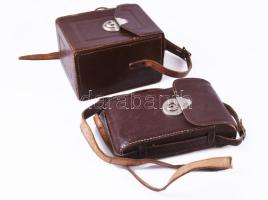 2 darab régi fényképezőgép tok, dobozban