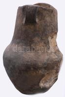 Kétfüles edény. Kárpát-medence, Avar kor, felülete sérült, m: 18 cm /// Two-handled vessel. Carpathi...