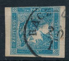 1851 Hírlapbélyeg "RÁCZ-B(ECSE)"