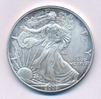 Amerikai Egyesült Államok 2003. 1$ Ag T:BU patina USA 2003. 1 Dollar Ag C:BU patina