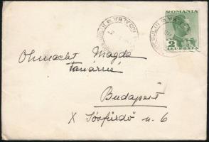 1938 Zabola, Zabolai gróf Mikes Ármin és felesége meghívója lányuk esküvője alkalmából, hajtott