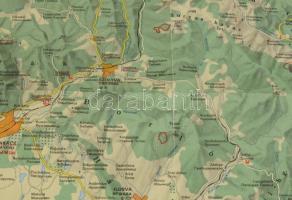 1990 Kárpátalja műemlékeinek térképe, 1 : 300.000, Bp., Kartográfiai Vállalat, kisebb szakadással, 4...