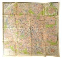 1978 Moszkva közlekedési hálózatának térképe, 70x69 cm + A Szovjetunió térképe, 65x95 cm