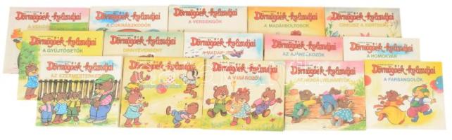 Gyárfás Endre: Dörmögőék kalandjai. 15 db. Bp., Officina. Kiadói papírkötés, jó állapotban.