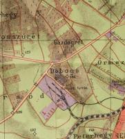 1927 Budapest székesfőváros egész területének térképe. Az alaptérképet tervezte és rajzolta: Kogutow...