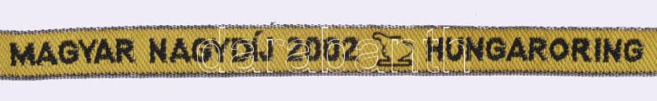 2002 Forma 1. magyar nagydíj személyzeti belépőjegy