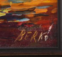 Berkó jelzéssel: Andalúzia (táncosnő). Olaj, farost, jelzett, fakeretben, 30×20 cm