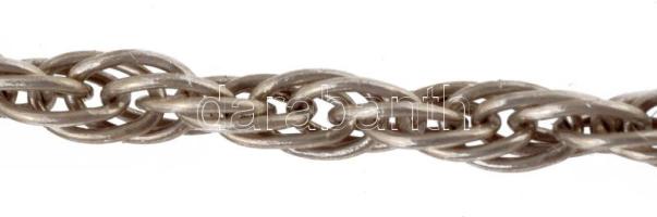 Ezüst (Ag) lánc, jelzett medállal 7,16g