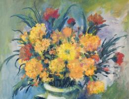 Bernáth Aurél jelzéssel: Csendélet. Akvarell, papír. 50×35,5 cm. Paszpartuban