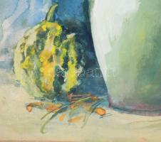 Bernáth Aurél jelzéssel: Csendélet. Akvarell, papír. 50×35,5 cm. Paszpartuban