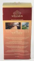 Vivamus Tokaji édes fehérbor (2006), 0,75 l + Sabernet Sauvignon (2003), 0,187 l. Eredeti kartondobo...