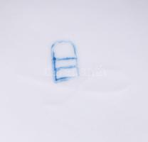 Csehszlovák porcelán váza antik jelenettel, matricás, jelzett, kopásnyomokkal, m: 28 cm