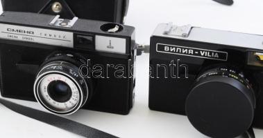 3 db szovjet gép: Smena, Vilia, Smena