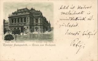 1899 Budapest VI. Opera litho