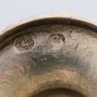 Ezüst (Ag) kiöntő csont nyéllel, 1833, jelzett, bruttó 152g