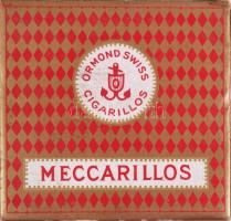 Meccarillos szivarka, 20 darabos, a doboz felbontott, de hiánytalan