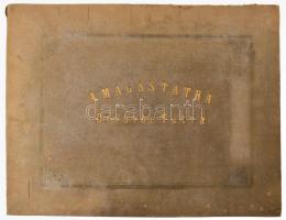 cca 1873-1880 Képek a Magas Tátrából. Fényképezte Divald Károly Eperjesről. Bilder der Hohen Tátra. ...