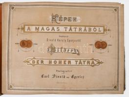 cca 1873-1880 Képek a Magas Tátrából. Fényképezte Divald Károly Eperjesről. Bilder der Hohen Tátra. ...