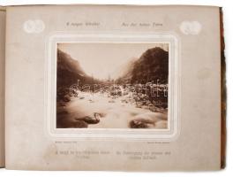 cca 1873-1880 Képek a Magas Tátrából. Fényképezte Divald Károly Eperjesről. Bilder der Hohen Tátra. ...