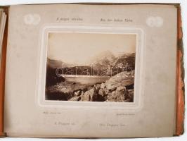 cca 1873-1880 Képek a Magas Tátrából. Fényképezte Divald Károly Eperjesről. Bilder der Hohen Tátra. ...