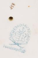 Herendi porcelán nyulak, kézzel festett, jelzett, hibátlan, m: 9 cm, h: 7 cm