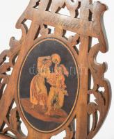 Sorrento intarziás asztaldísz, m: 19 cm