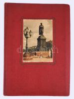 2 db régi képeslap-album, üresek, 29,5x21 cm és 36,5x19,5 cm