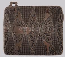 Ezüst (Ag) pudrié, 5x4 cm, bruttó 56g