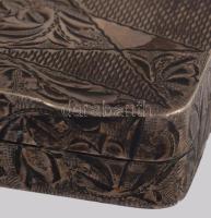 Ezüst (Ag) pudrié, 5x4 cm, bruttó 56g