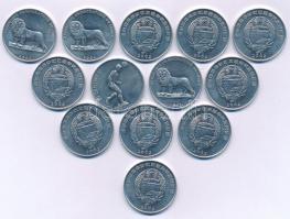 Kongó 2002. 50c Al (13xklf) T:AU,XF Congo 2002. 50 Centimes Al (13xdiff) C:AU,XF