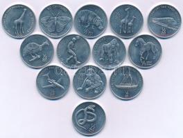 Kongó 2002. 50c Al (13xklf) T:AU,XF
Congo 2002. 50 Centimes Al (13xdiff) C:AU,XF