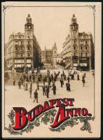 1986 Budapest Anno, 10 db Klösz György fotóival illusztrált képeslap, többnyelvű kísérőfüzettel. Kiadói papírmappában, 18x13 cm