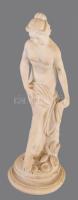 Műkő női akt szobor, m: