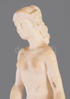 Műkő női akt szobor, m: