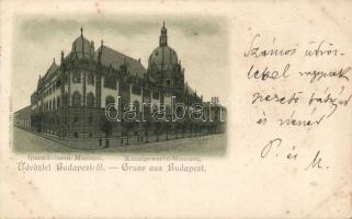 1899 Budapest IX. Iparművészeti Múzeum litho