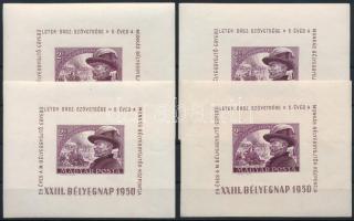 1950 Bélyegnap - Bem 4 db blokk (48.000)