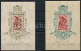 1939 Bethlen blokkpár (10.000) (kis törések / small folds)