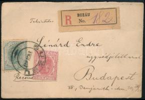 1907 Ajánlott levél Budapestre / registered cover to Hungary