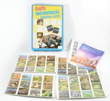 Duetto Magyarország memória játék 48 db kártyával, nem volt használva (a kártyák még az eredeti ívekben vannak)