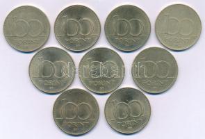 1994. 100Ft Cu-Ni-Zn (3x) + 1995. 100Ft Cu-Ni-Zn (5x) + 1996. 100Ft Cu-Ni-Zn T:AU,XF 
Adamo F12