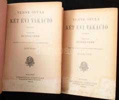 Verne Gyula: Két évi vakáció I-II. köt. Ford.: Huszár Imre. Bp., é.n., Franklin, 215; 216 p. Negyedi...
