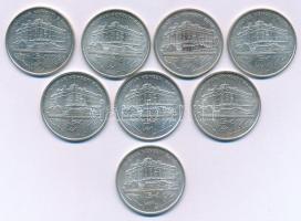 1993. 200Ft Ag "MNB" (8x) T:AU kis patina