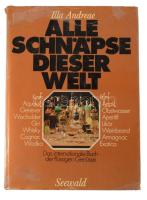 Illa Andreae: Alle Schnäpse dieser Welt. Das internationale Buch der flüssigen Genüsse. Stuttgart,1973,Seewald Verlag. Német nyelven. Színes képekkel illusztrált. Kiadói egészvászon-kötés, sérült kiadói papír védőborítóban.