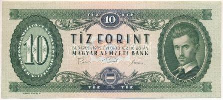 1975. 10Ft "A 112 127020" T:F szép papír Adamo F8