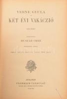 Verne Gyula: Két évi vakáció. Fordította Huszár Imre. Bp., Franklin. Kiadói festett egészvászon köté...