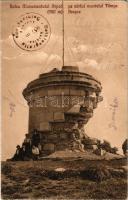 1925 Brassó, Kronstadt, Brasov; Ruina Monumentului Arpad pe varful muntelul Tampa. Rafail / A Millenniumi emlékmű (Árpád-szobor) romjai a Cenk-hegyen / ruins of the Hungarian Millennium monument (EK)