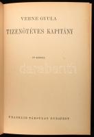 Verne Gyula: Tizenötéves kapitány. Bp., Franklin. 303p. Félvászon kötés, kopottas állapotban
