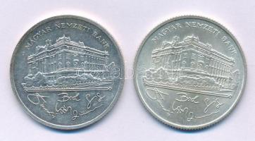 1992-1993. 200Ft Ag "MNB" (2xklf) T:AU,XF patina
Adamo F13