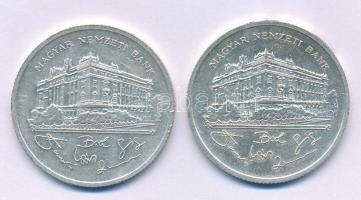 1992. 200Ft Ag "MNB" (2x) T:AU,XF patina
Adamo F13