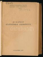 Budapest statisztikai zsebkönyve 1957. Bp., 1957, Központi Statisztikai Hivatal, 295 p. Oldalszámozá...